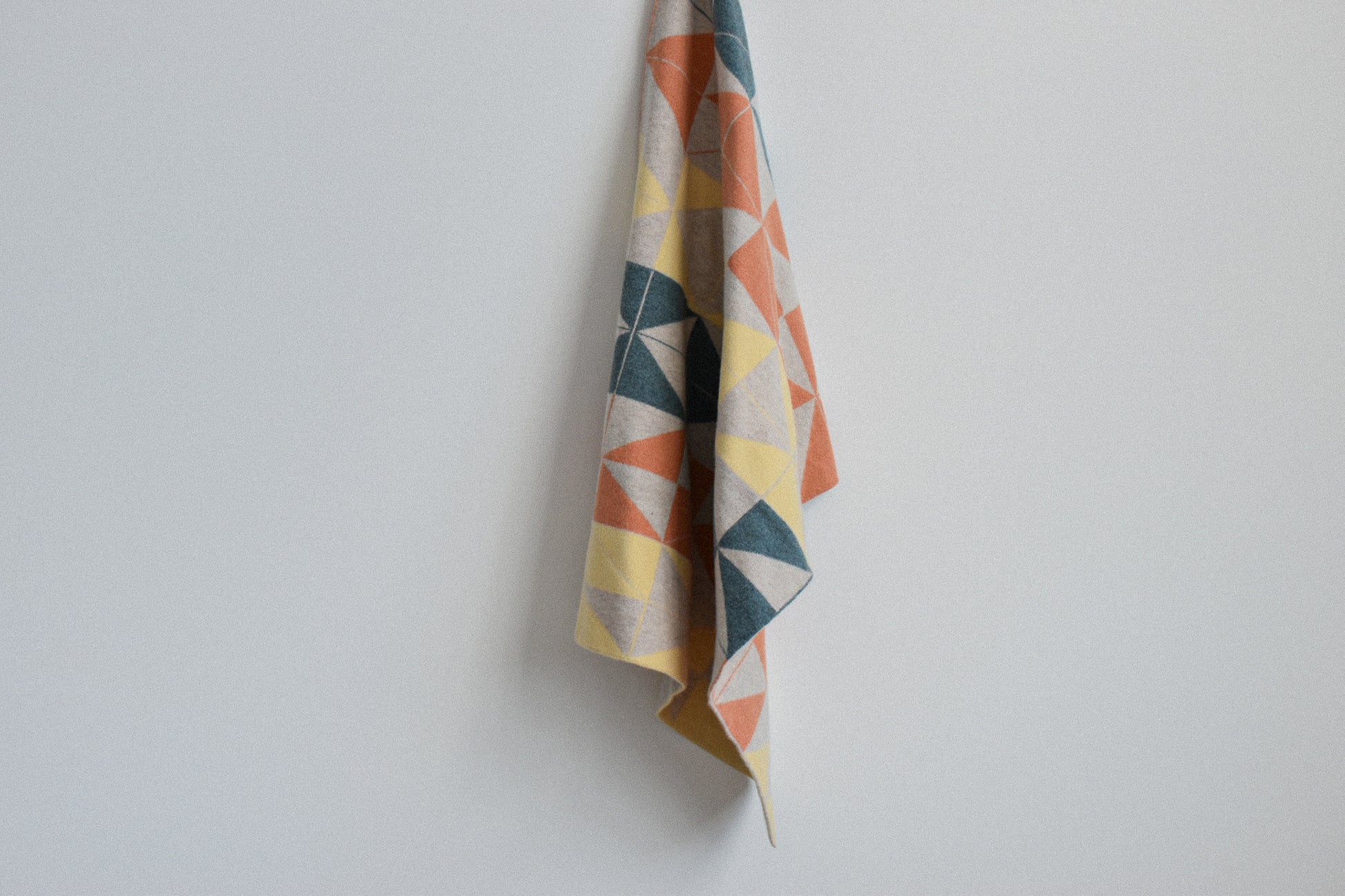 Super soft baby blanket, designed and knitted in Scotland with 100% lambswool