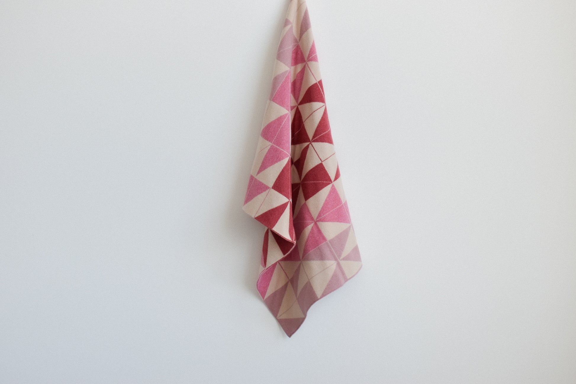 Super soft baby blanket, designed and knitted in Scotland with 100% lambswool