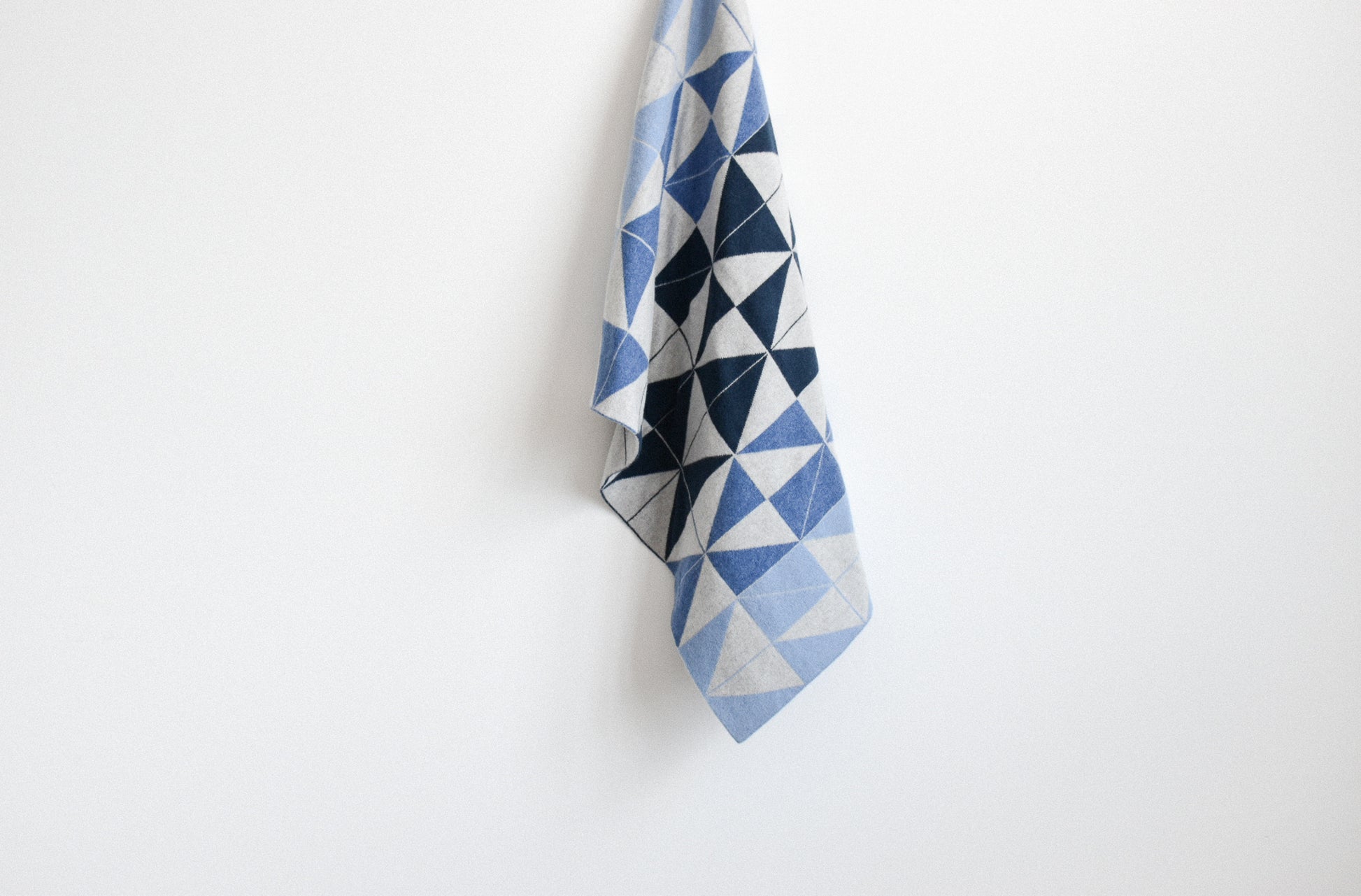 Super soft baby blanket, designed and knitted in Scotland with 100% lambswool