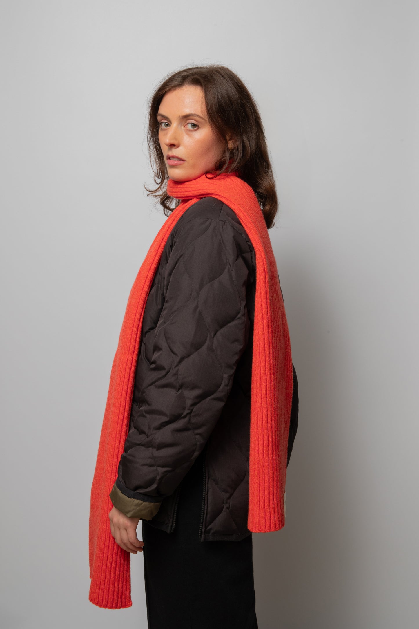 Coral Orange Scarf
