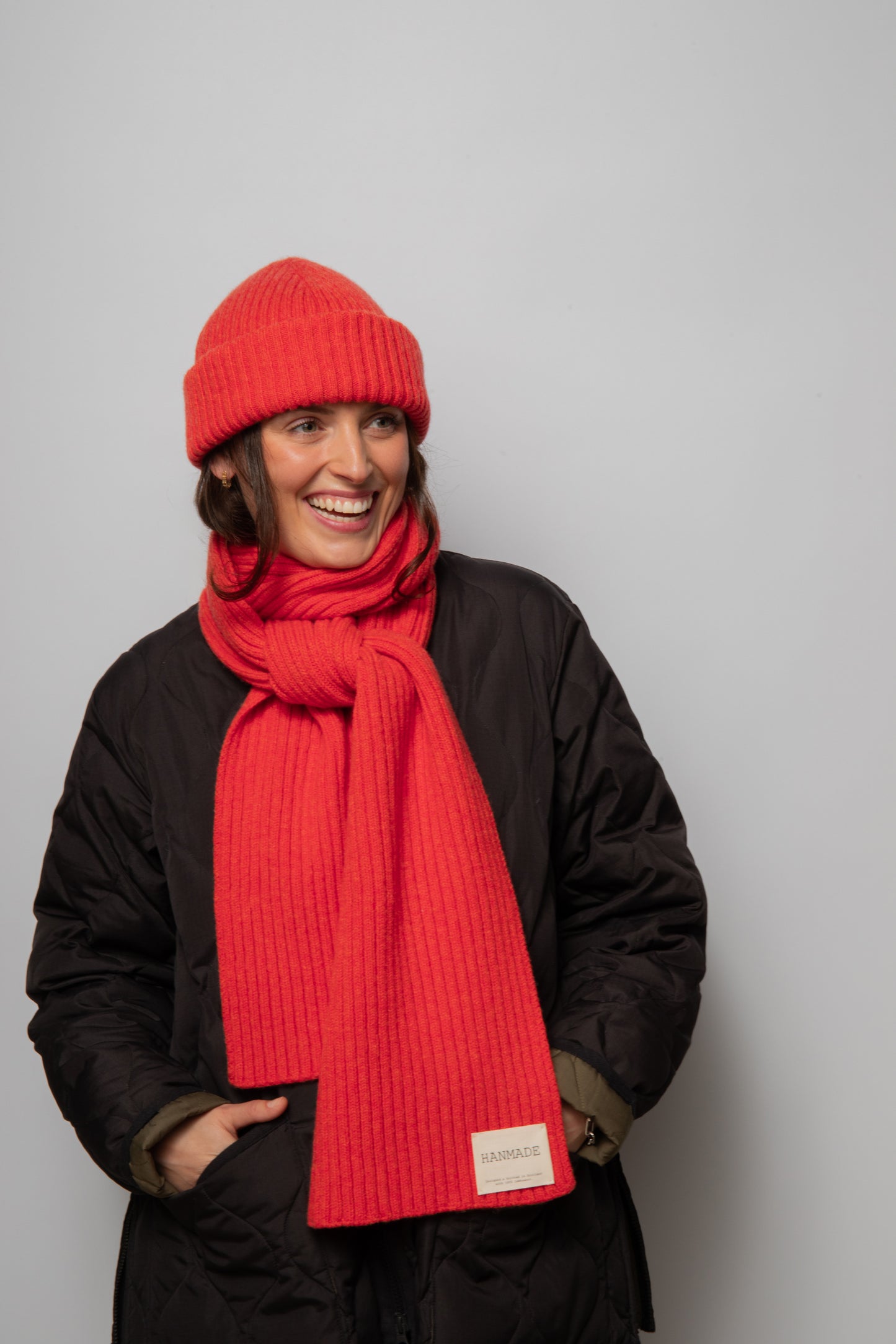 Coral Orange Scarf