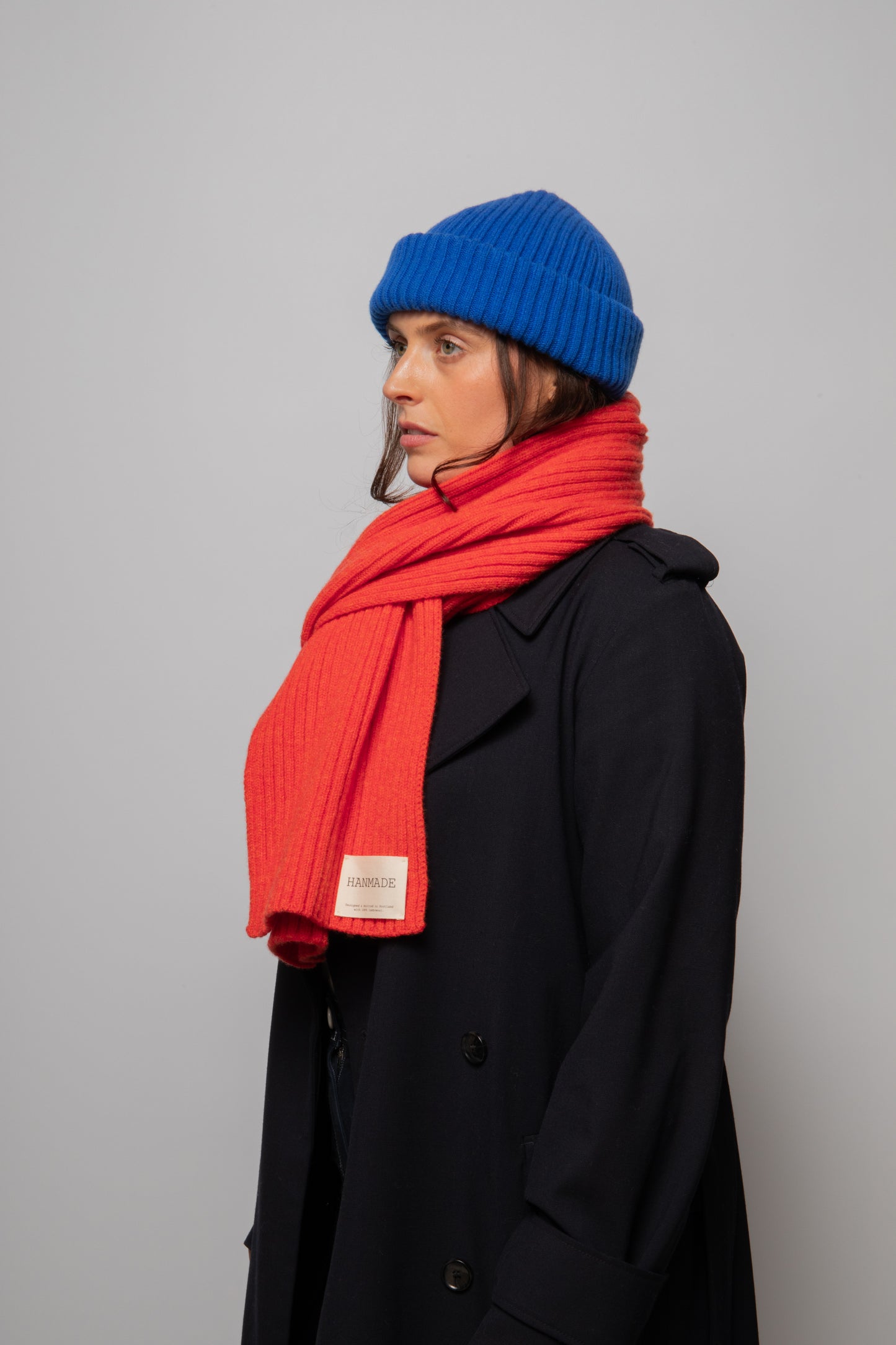 Coral Orange Scarf
