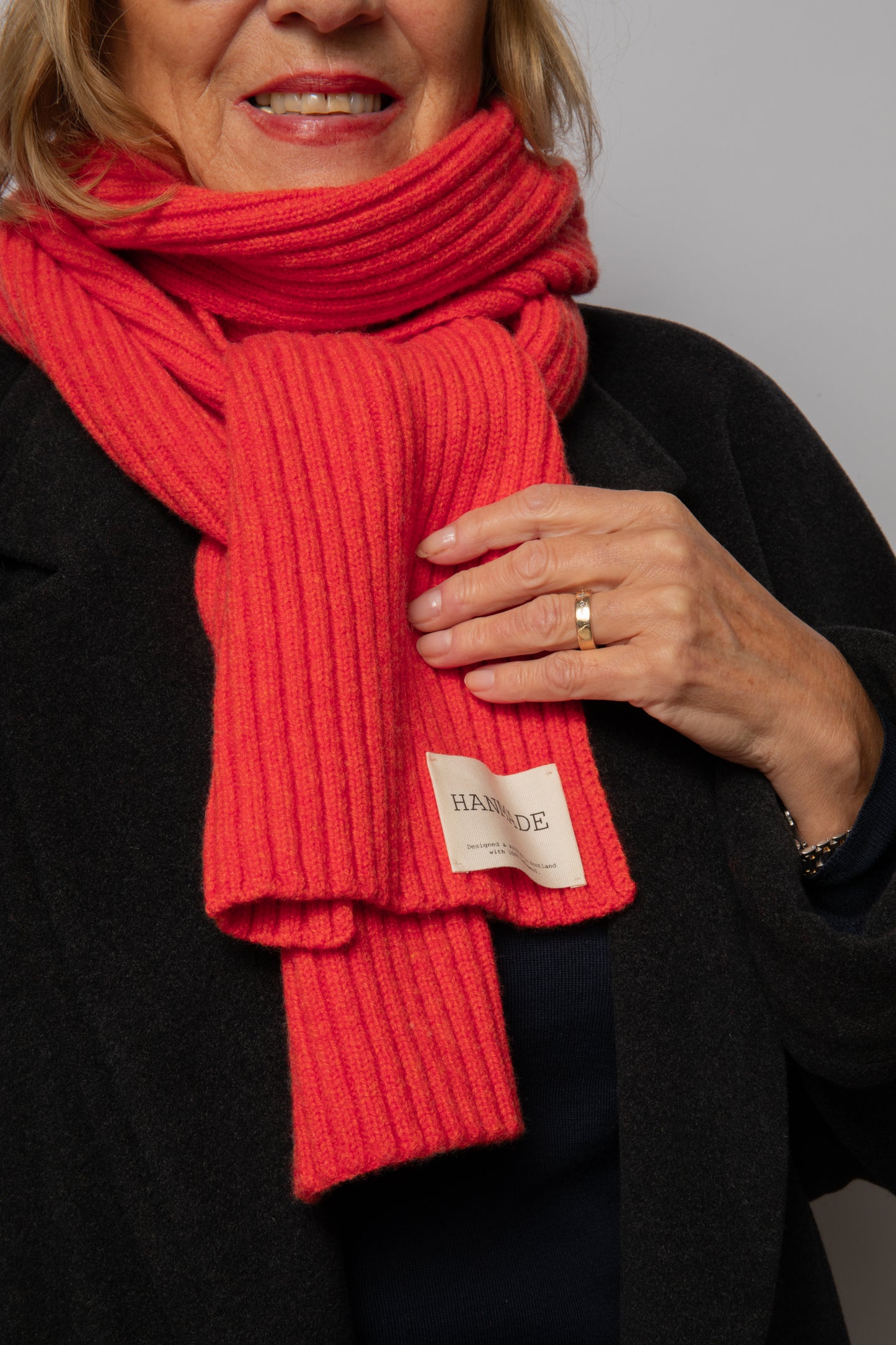 Coral Orange Scarf