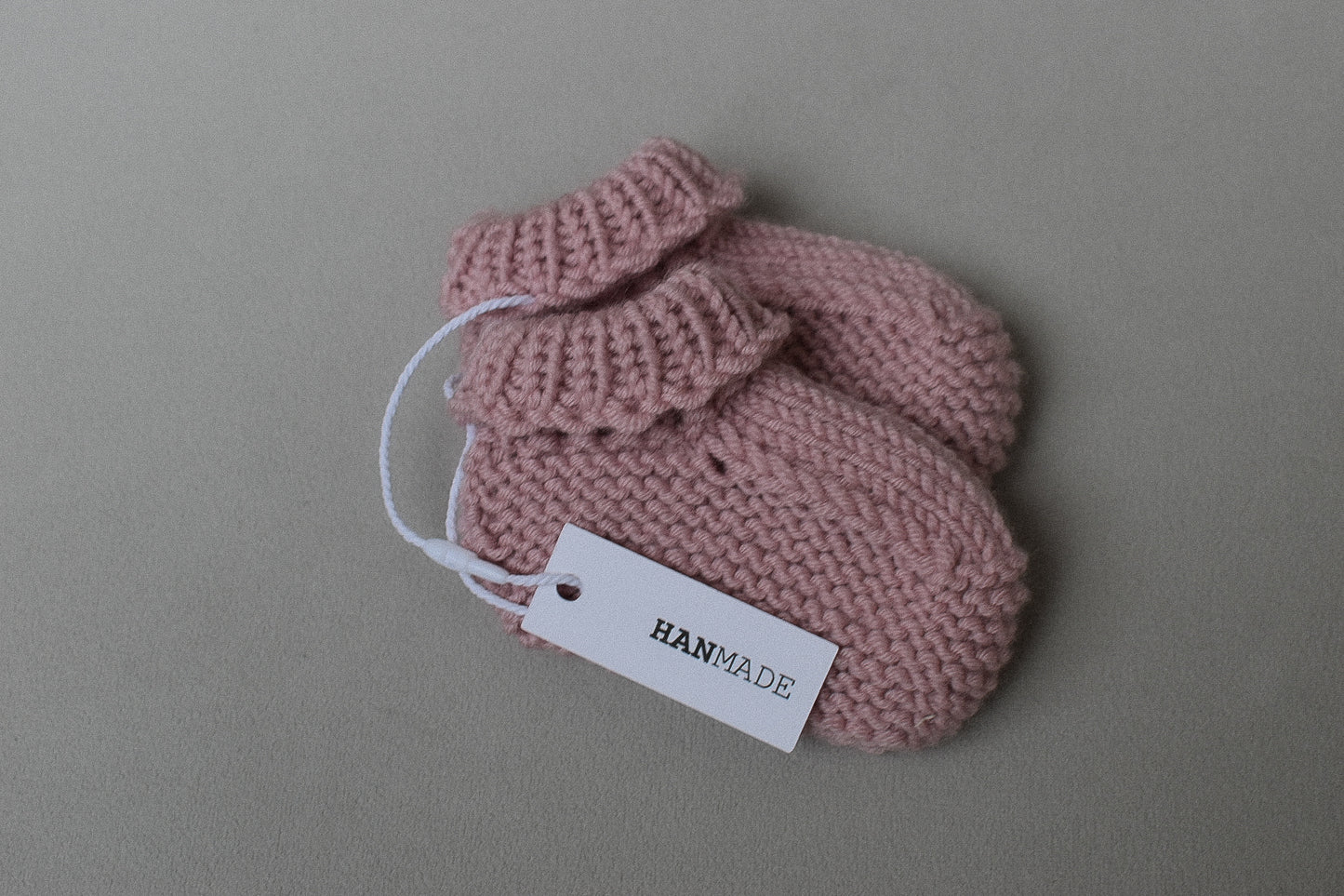 Baby booties - Dusty Pink