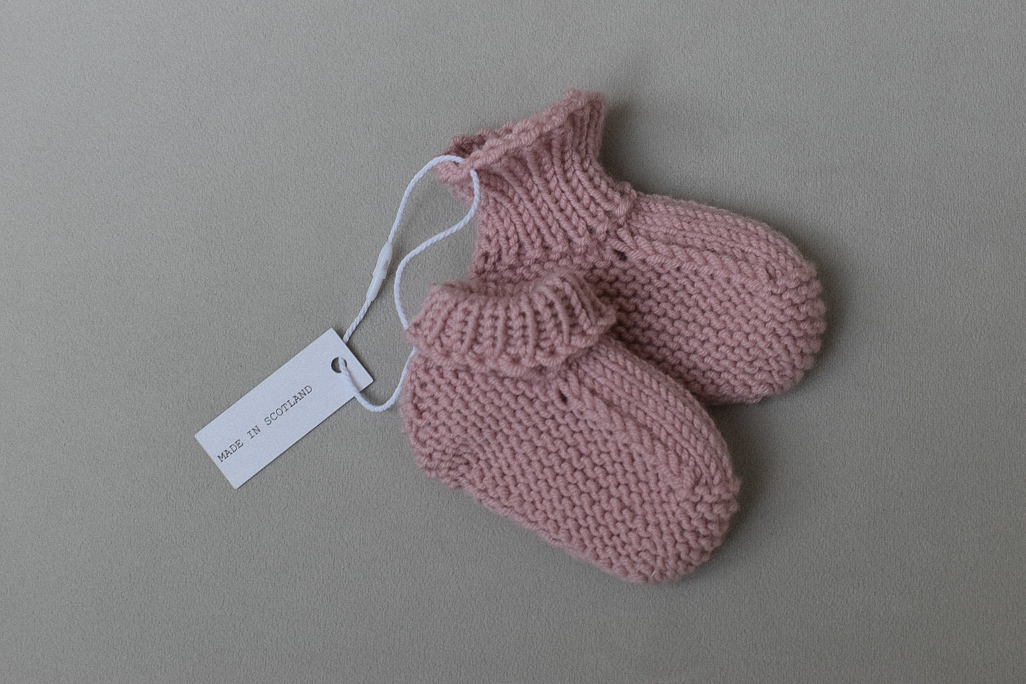 Baby booties - Dusty Pink