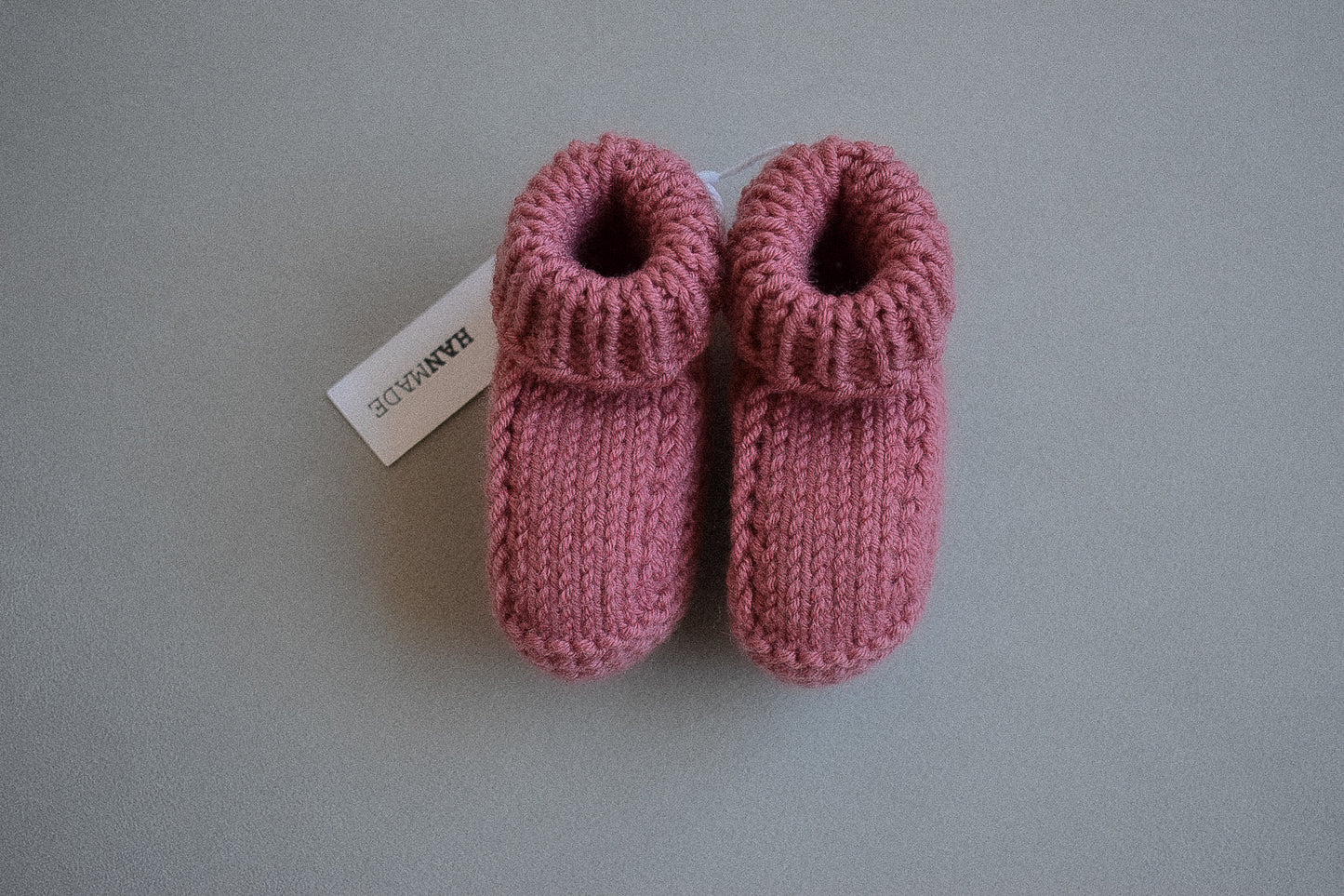 Baby booties - Dusty Coral
