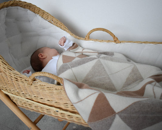 Coorie Baby Blanket - Oatmilk