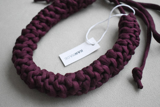 Martha Necklace - Plum