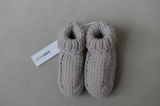 Baby booties - Cloudy Grey