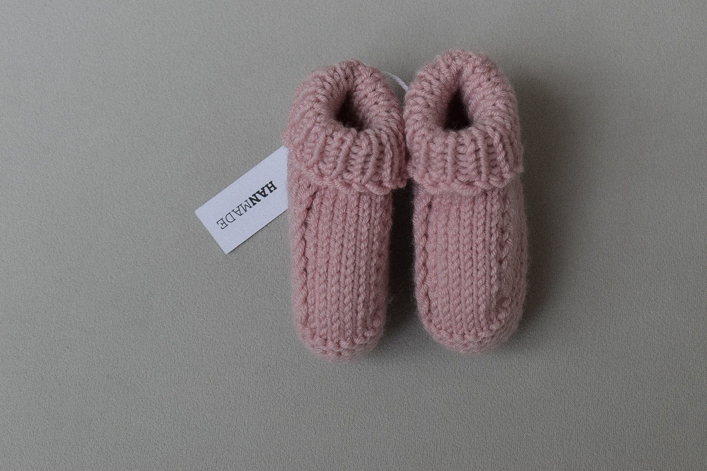 Baby booties - Dusty Pink