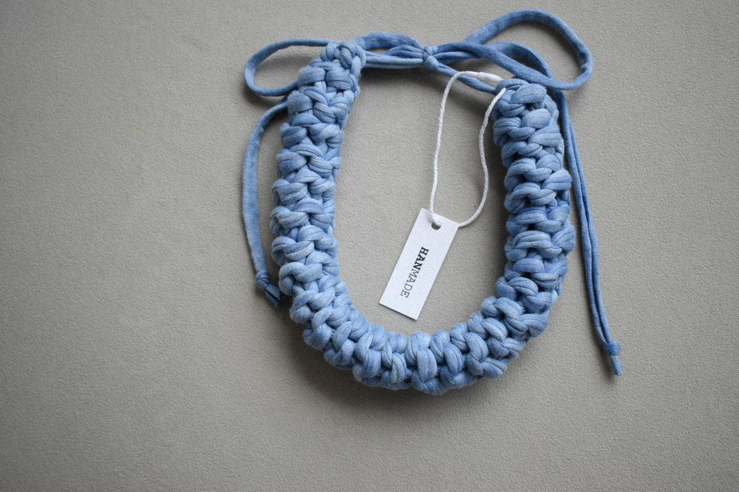 Martha necklace blue tie - dye